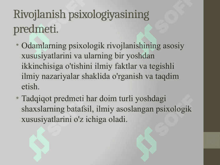 Yoshga bog'liq psixologiya 3