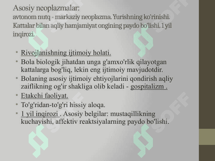 Yoshga bog'liq psixologiya 8