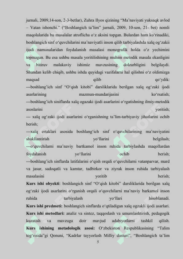 O‘qish darslarida xalq og’zaki ijodini o‘rganish 5