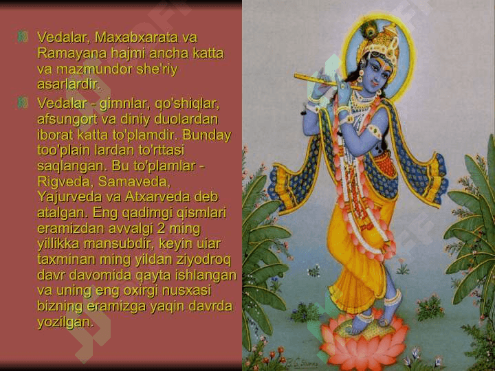 QADIMGI HINDISTON IJTIMOIY TUZIMI MADANIYATI VA DINLARI 4