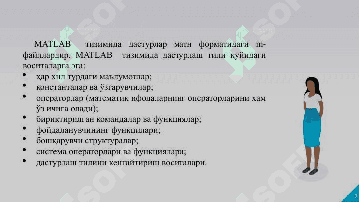 Matlabda dasturlash asoslari 2