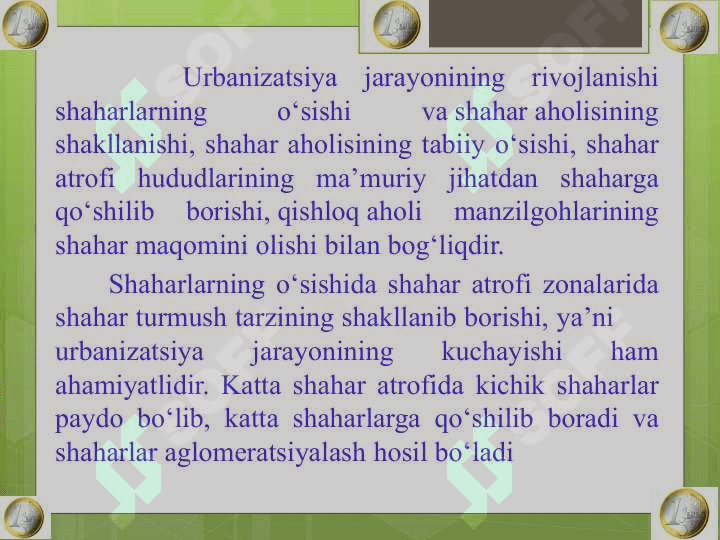 URBANIZATSIYA 6