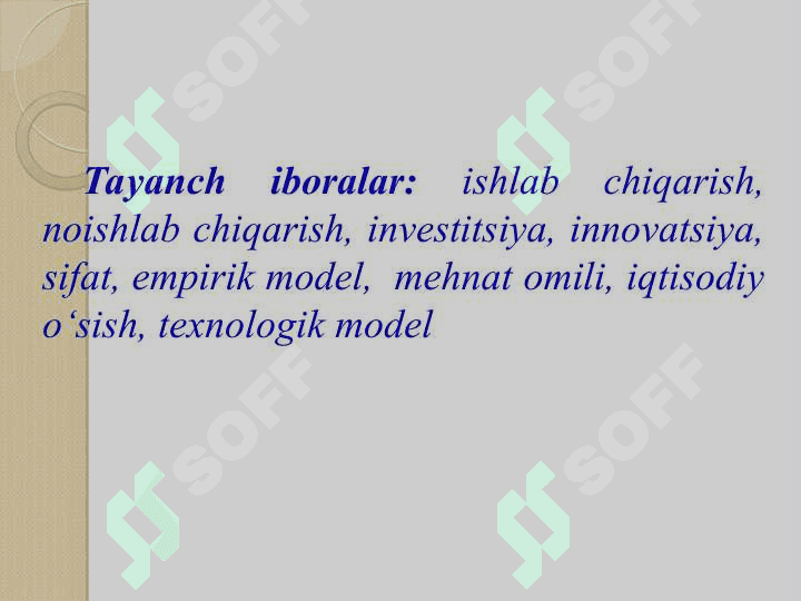 TO‘LIQ  BIR  TARMOQLI  NEOKLASSIK O‘SISH  MODELI 3