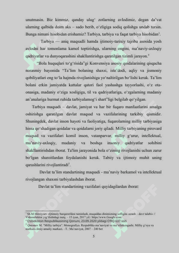 Tarbiya fanini o’qitish metod va vositalari 5