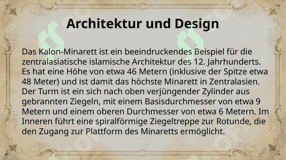Das Kalon-Minarett 4