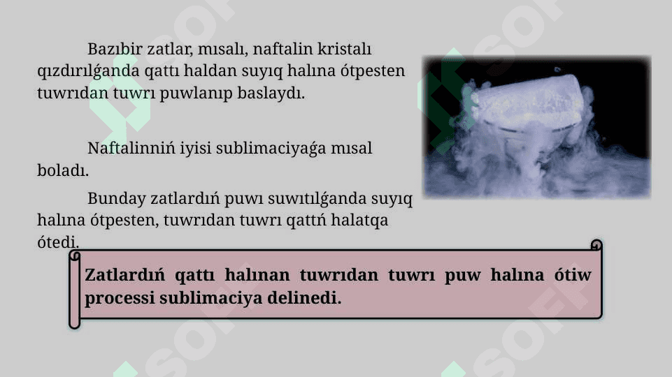 Puwlanıw hám kondensaciya_5E 8