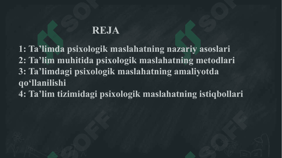 Ta’limda psixologik maslahat (konsultatsiya)ning o‘rni slayd 2