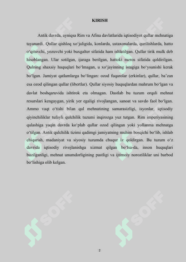 Antik qulchilik va uning o‘zga xos xususiyatlari 2