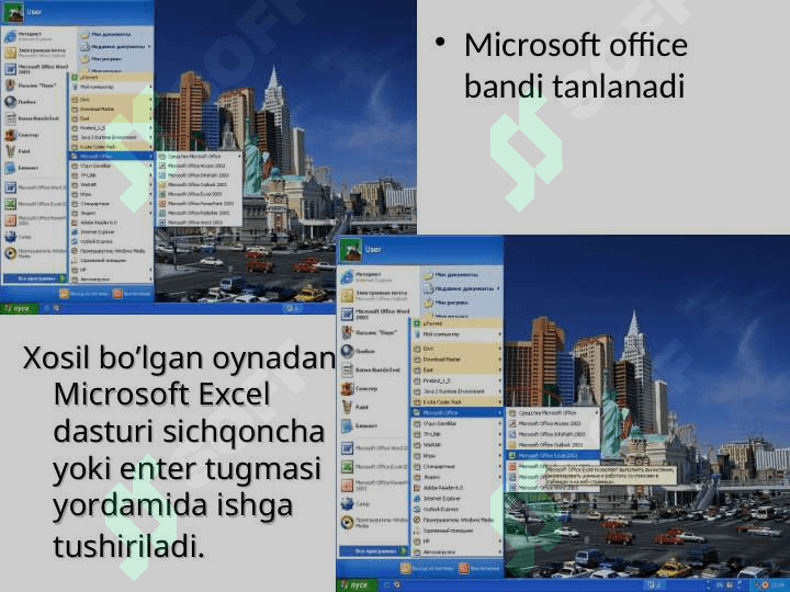 Excel dasturida ishlash 3