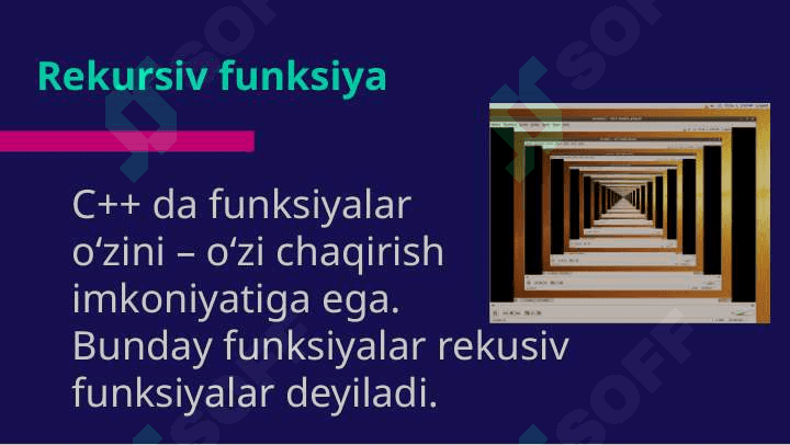 Rekursiv funksiyalar 2