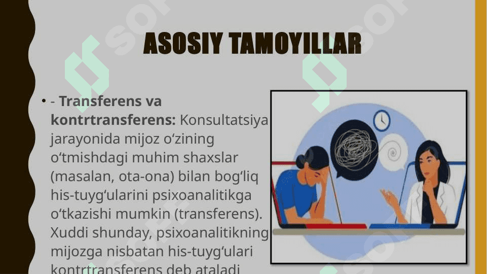 Psixologik konsultatsiyada psixoanalitik yondashuv 7