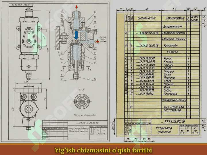 Yig‘ish chizmalari 5