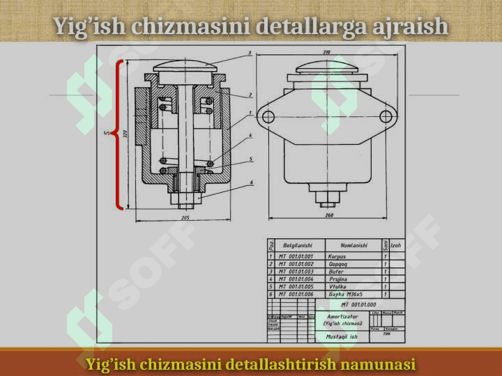 Yig‘ish chizmalari 7