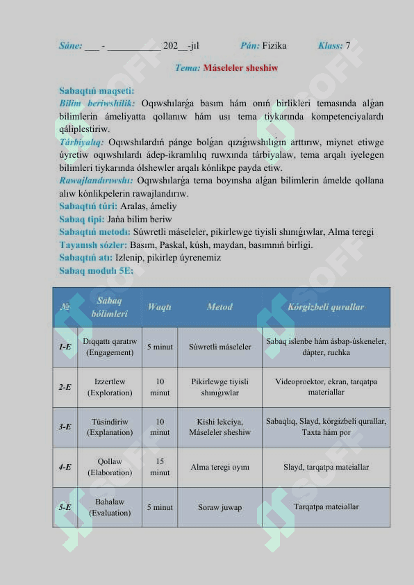 Basım hám onıń birlikleri_Máseleler sheshiw_5E 2