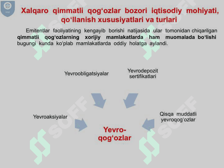 XALQARO QIMMATLI QOGʻOZLAR BOZORI 6