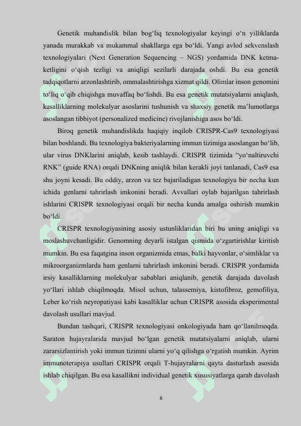 CRISPR  CAS9 TEXNOLOGIYASINING IRSIY KASALLIKLARNI DAVOLASHDAGI ROLI. 5