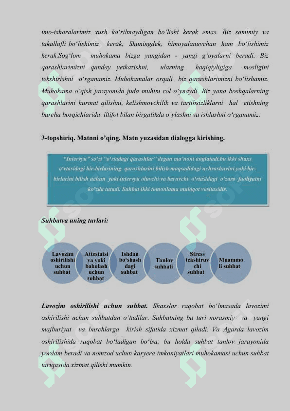 Yozma muloqot. 6