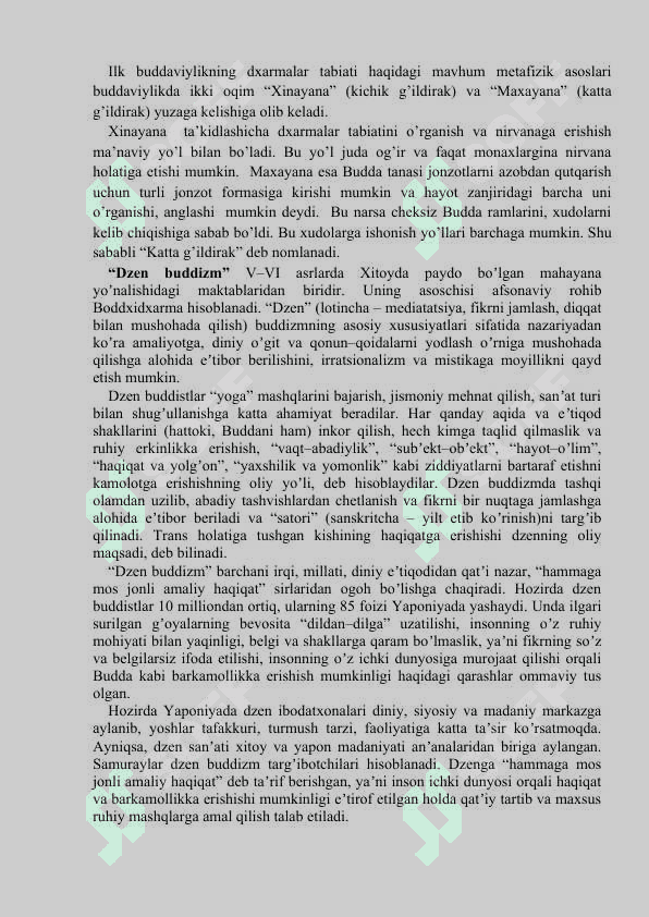 Jahon dinlari: buddizm va xristianlik va ulardagi ta’limiy-tarbiyaviy qarashlar. 4