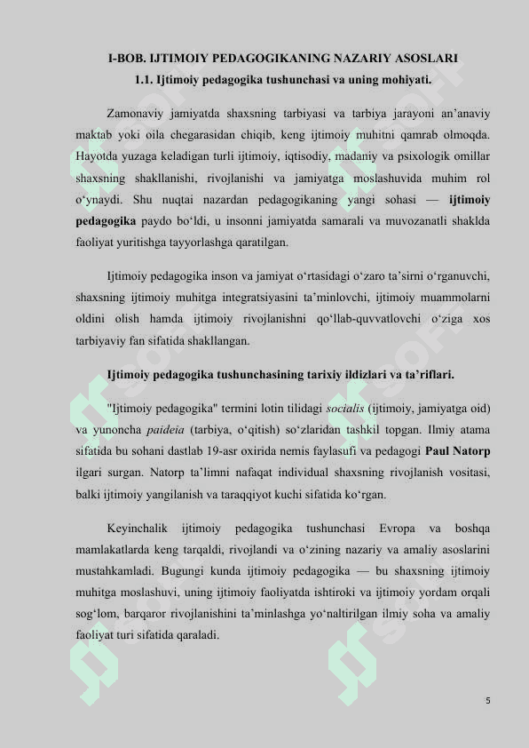 Xorijda ijtimoiy pedagogikaning rivojlanish tarixi 5