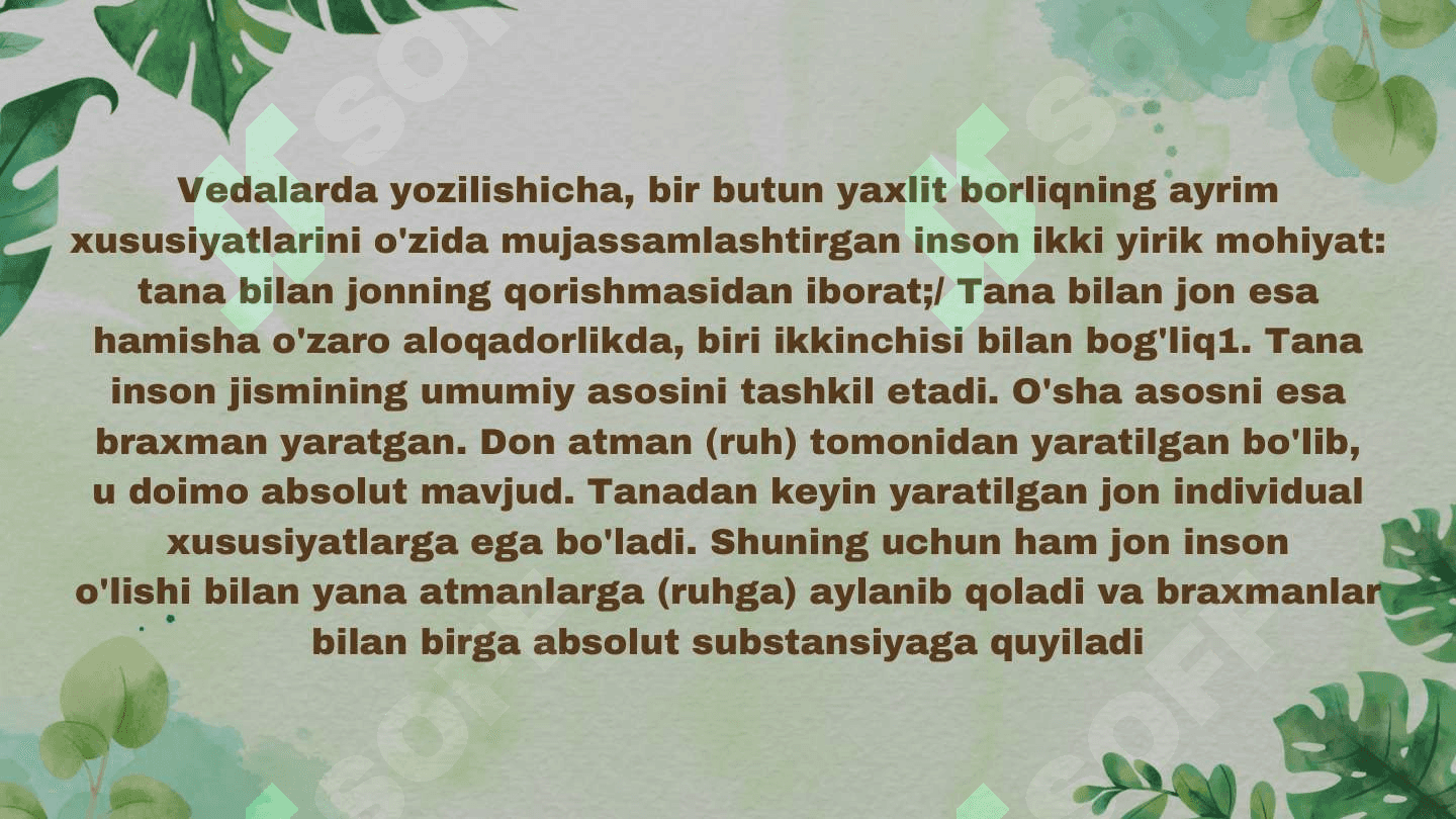 Inson falsafasi 7
