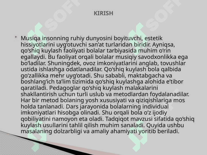 Qoʻshiq kuylash faoliyatini shakllantirish uslub va usullari.pptx 3