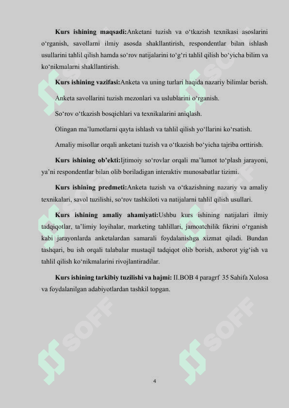 ANKETA TUZISH VA O'TKAZISH TEXNIKASI 4