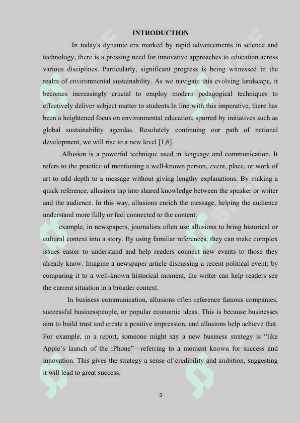 Allusions in various styles 3