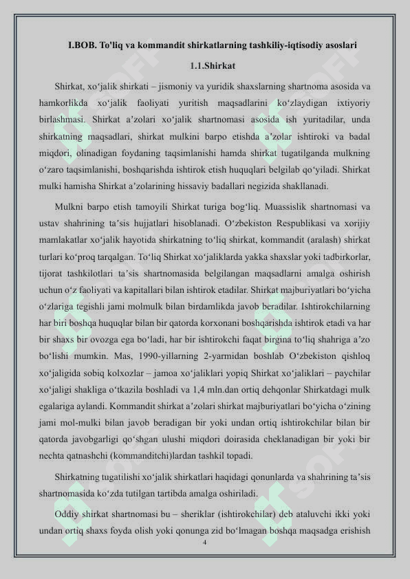 To'liq va kommandit shirkatlarning tashkiliy-iqtisodiy asoslari 4