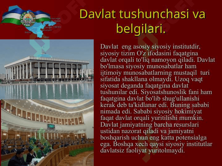 Davlat tushunchasi va belgilari 2