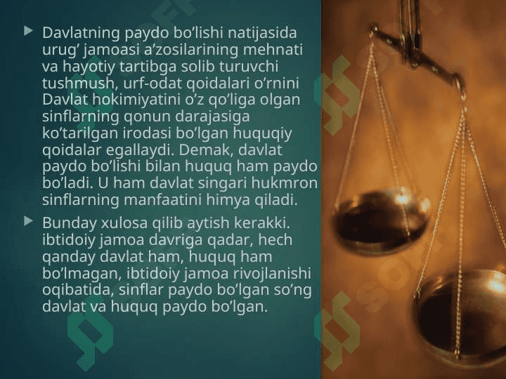 Davlat va huquq tushunchalari 3