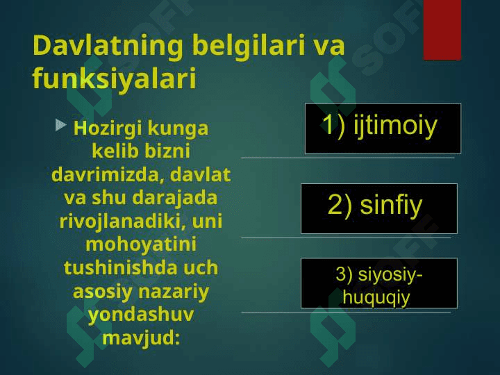 Davlat va huquq tushunchalari 4