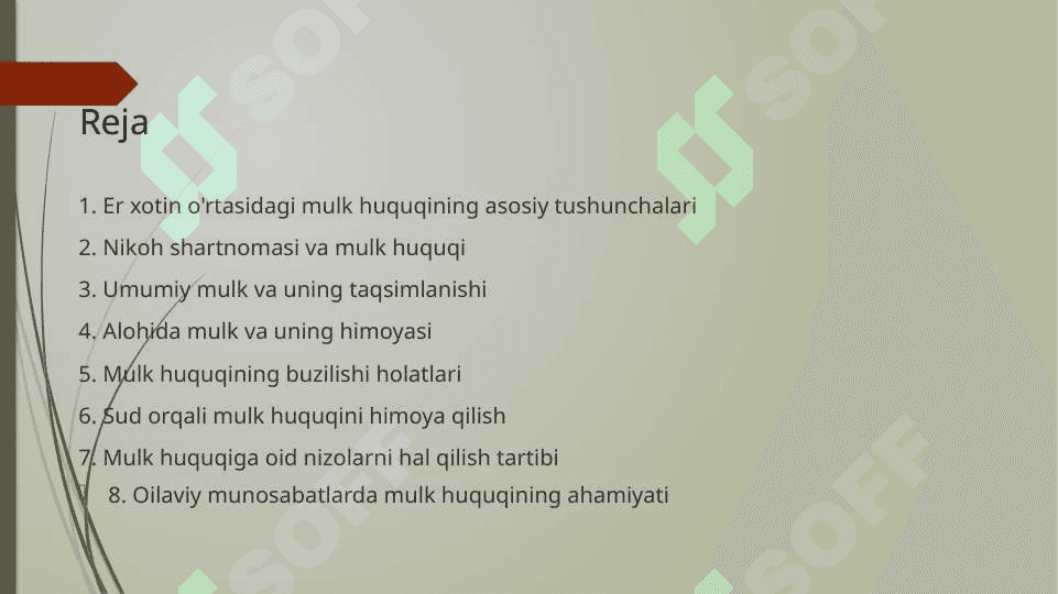 Er-xotin o’rtasida huquqi 2