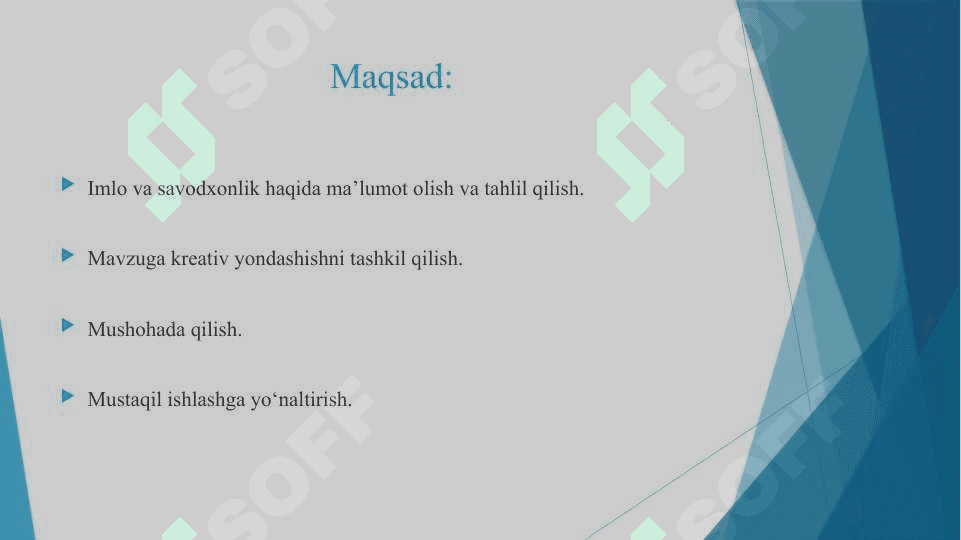 Imlo va savodxonlik masalalaris; 2