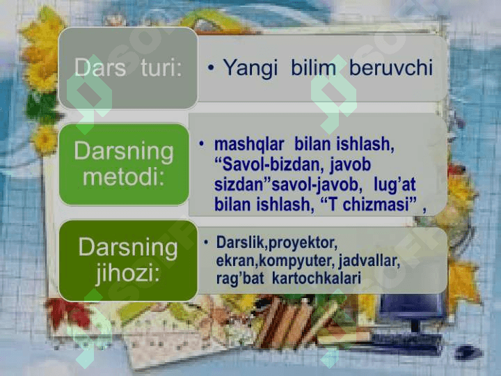 3 sinf ona tili ot so'z turkumi dars ishlanma 3-chorak 6