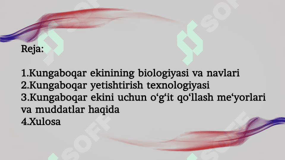 Kungaboqar ekini uchun o‘g‘it qo‘llash tizimi 3