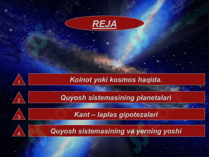 Koinot yoki kosmos haqida. 2
