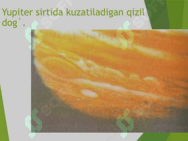 Yupiter sayorasining fazodagi vaziyati 3