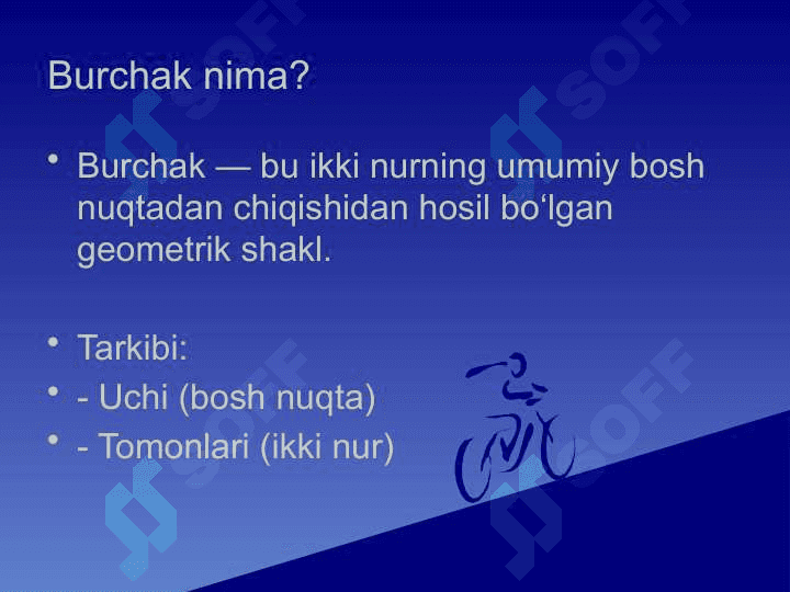 Burchak turlari 2