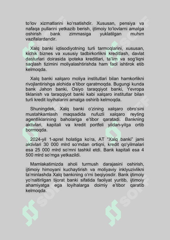 Amaliyot hisoboti Xalq banki 4