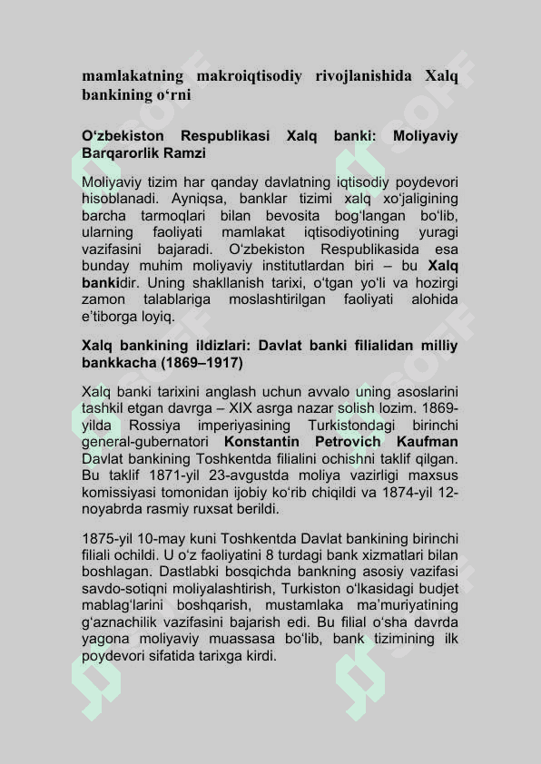 Amaliyot hisoboti Xalq banki 8