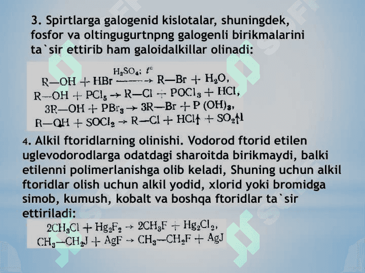 Alkanlarning galogenli birikmalari 5