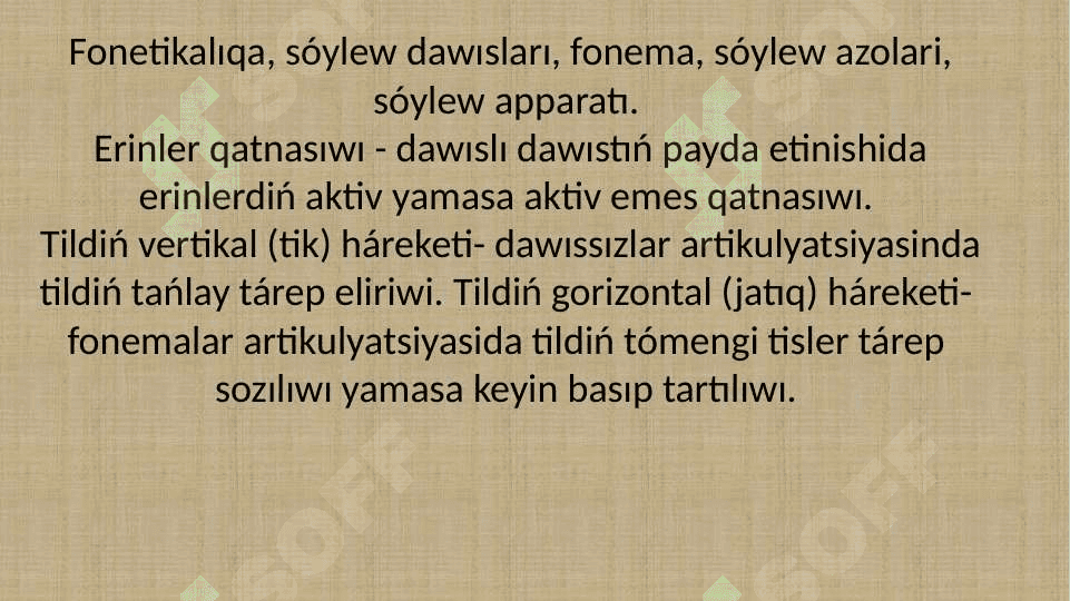 fonetik haqqında slayd 2