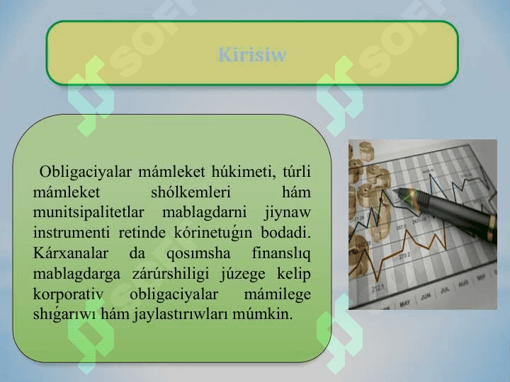 Obligaciyalar bazarı slayd zor etip islengen 2