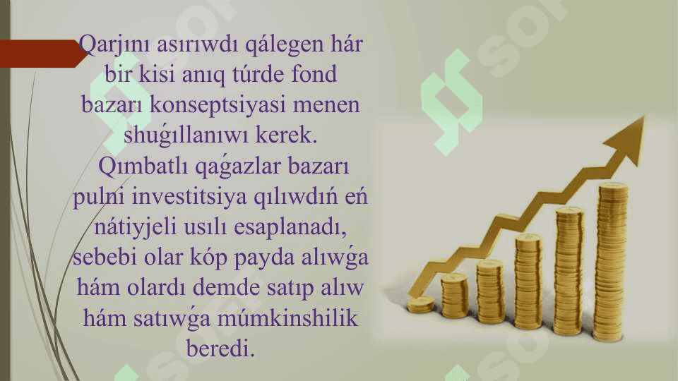 Qımbatlı qaǵazlar bazarı 2