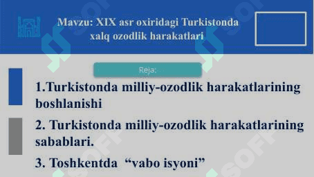 XIX asr oxiridagi Turkistonda xalq ozodlik harakatlari.pptx 2