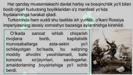 XIX asr oxiridagi Turkistonda xalq ozodlik harakatlari.pptx 4