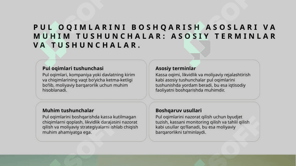 Pul oqimlarini boshqarish 3