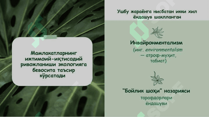 Атроф-муҳитни ҳимоя қилиш 7