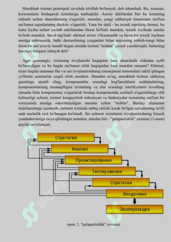 Axborot tizimlarini loyihalash  jarayoni haqida 2