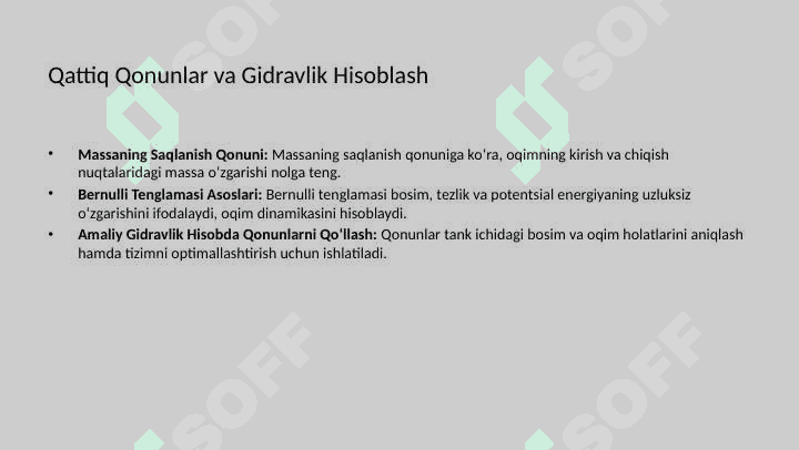 Neft omborlaridagi gidravlik hisobi 8